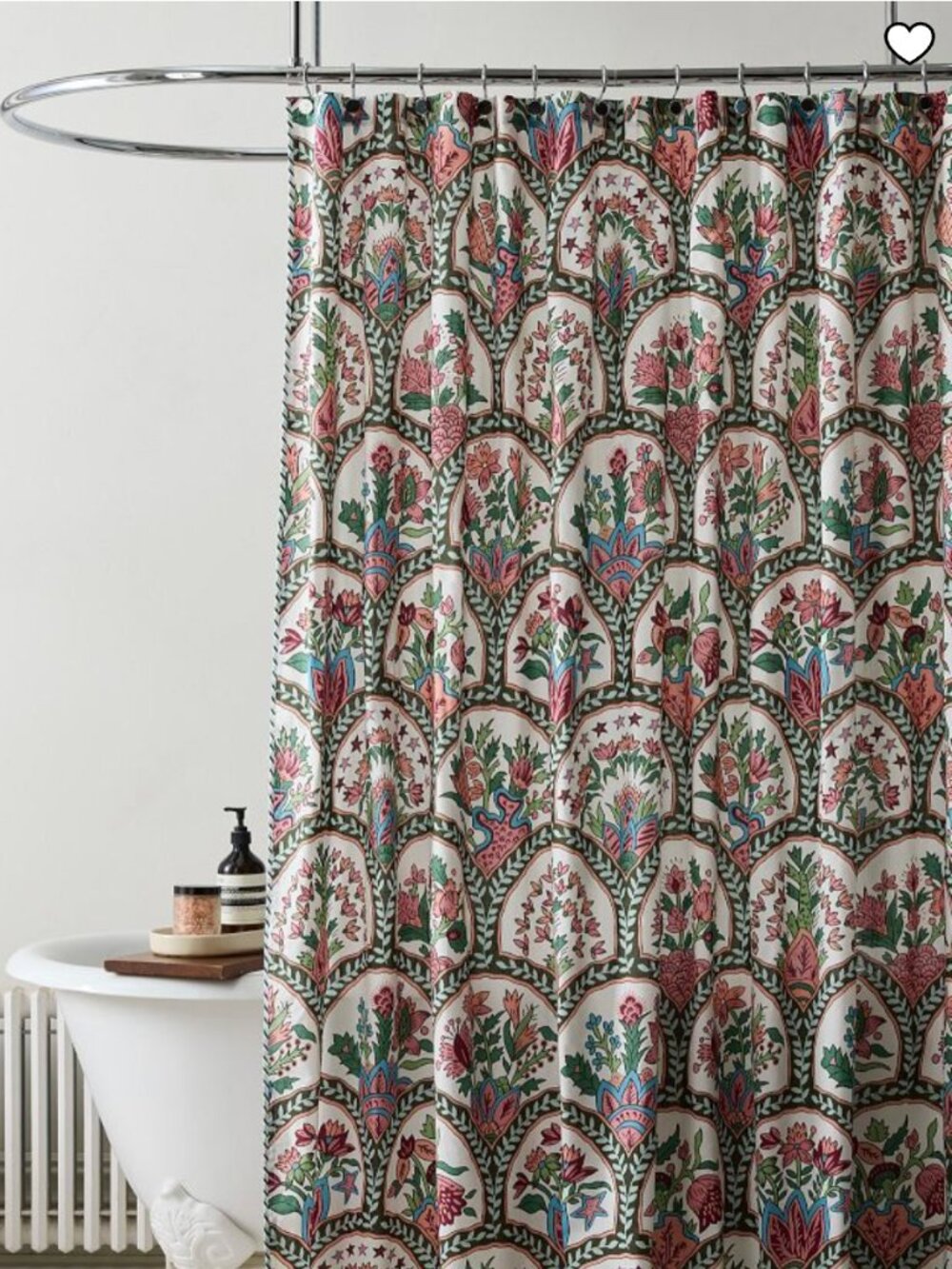 West Elm Mushroom Shower Curtain